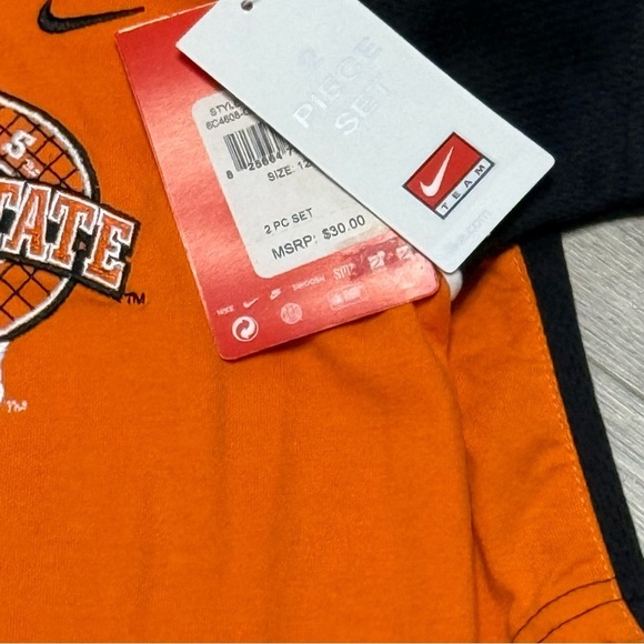 Nike Oregon State Orange and Black Onesiand shorts 2 piece set with tags - Picture 5 of 7